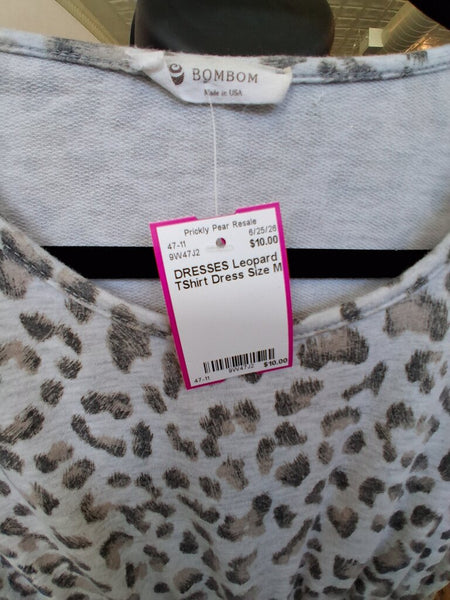 Leopard TShirt Dress Size M