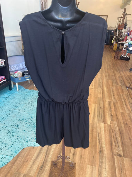 BiBi Black Romper NWT Size L