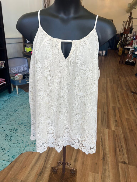 Venus Lace Tank Size 1X