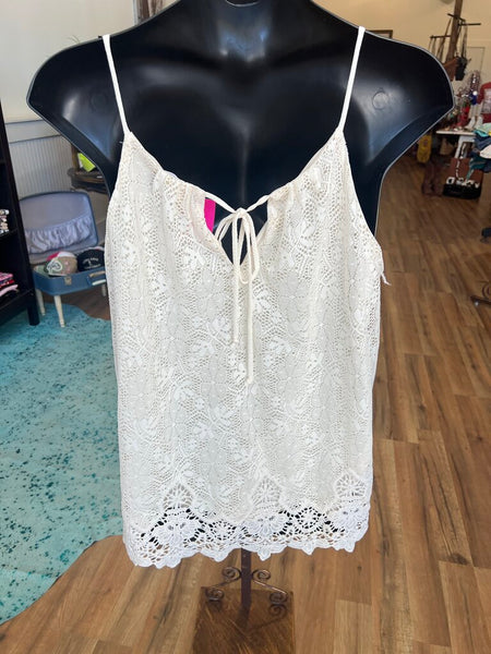 Venus Lace Tank Size 1X