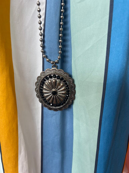 Long Concho Necklace