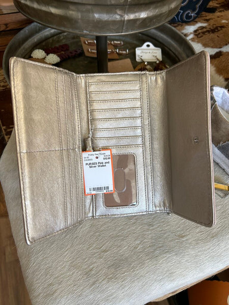 Pink and Silver Wallet