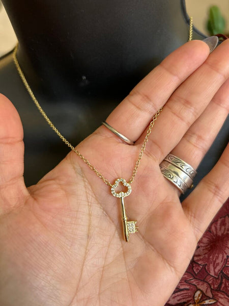 Golden Key Necklace