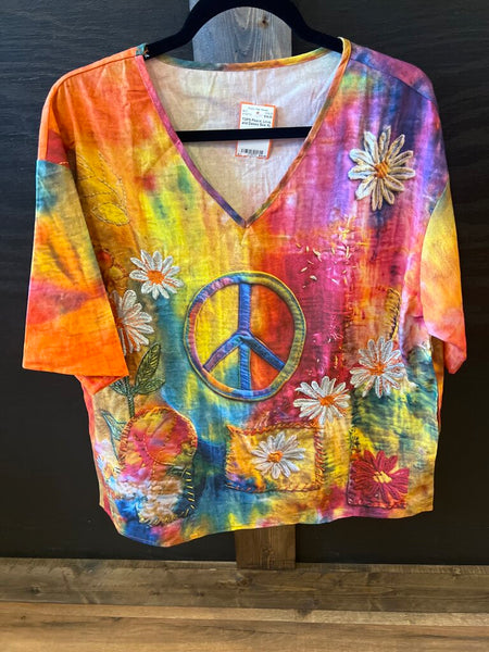 Peace, Love, and Daises Size XL
