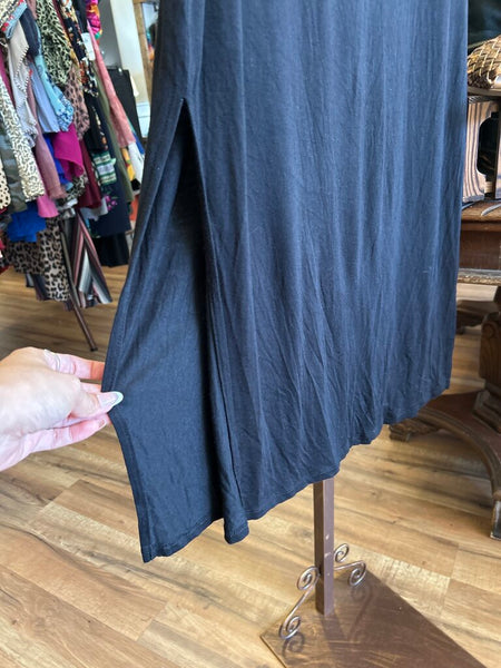 A.N.A Black Slit Skirt Size S