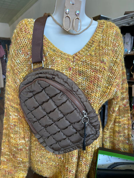 Quilted Puffer Bag