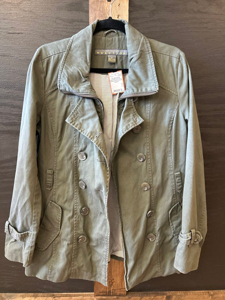 Kenneth Cole Olive Green Utility Jacket Size M