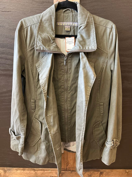 Kenneth Cole Olive Green Utility Jacket Size M