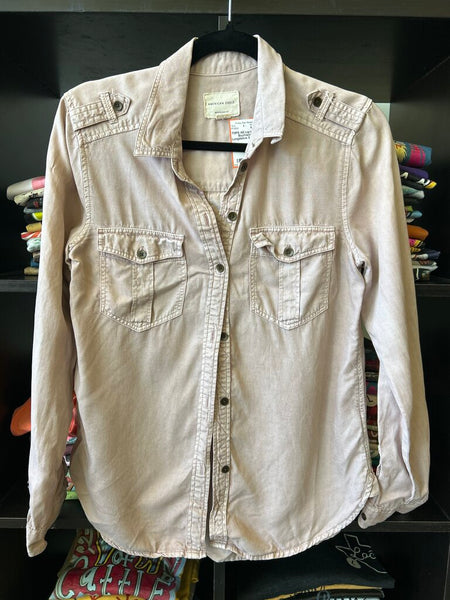 AE Light Pink Boyfriend Longsleeve Size XS