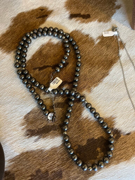 West and Co Long Faux Pearl Necklace