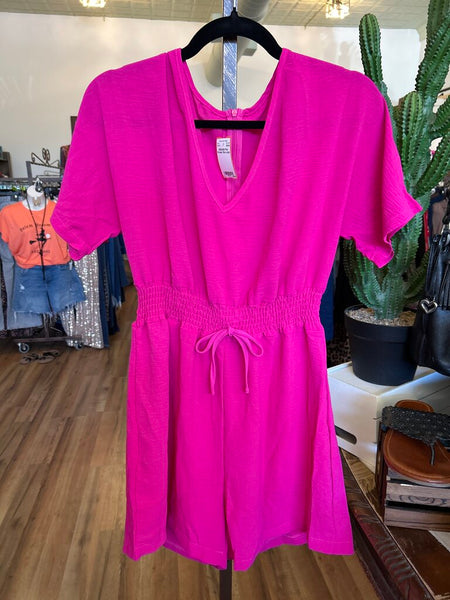 Pink Romper Size Large