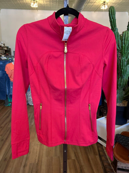 Uncia Active NWOT Coral Zipper Jacket Size S