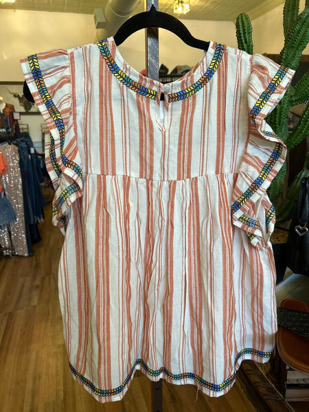 Hannah Stripe Top NWT Size L
