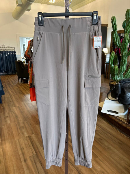 Beige Active Light Mid-Rise Cargo Jogger Size XS