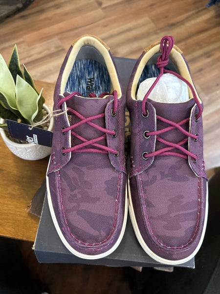 NWT Wrangler Purple Camo Retro Low Top Size 8.5
