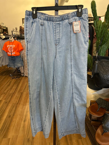 Oat Cloud Luxe Pull-on Denim Size 8
