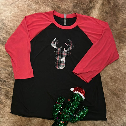 Plaid Deer Size XL