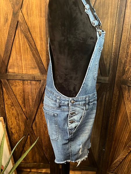 Denim Overalls Size L