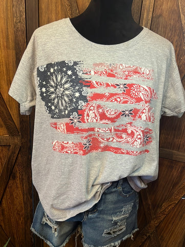 Bandana Flag Tee 1X (18-20)