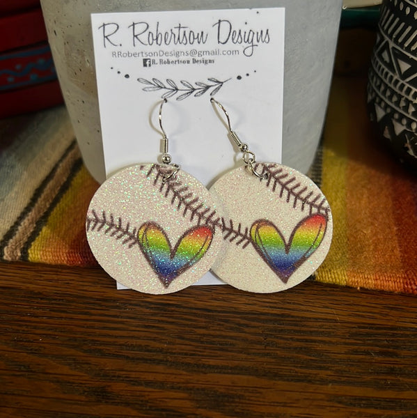 Baseball Earrings NWT