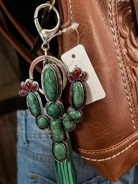 Cactus Keyring NWT