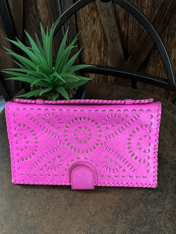 Cleobella Mexican Tooled Clutch