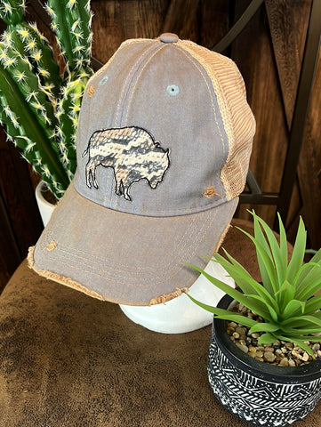 Distressed Buffalo