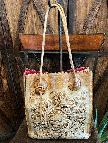 Patricia Nash Tooled Leather Tote