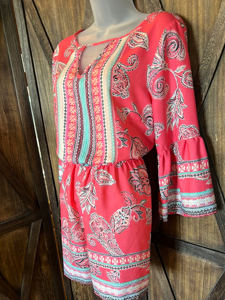 Coral Romper Size M