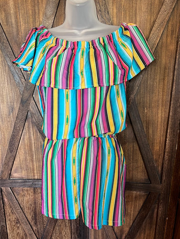 Serape Romper NWT Size XL—runs small