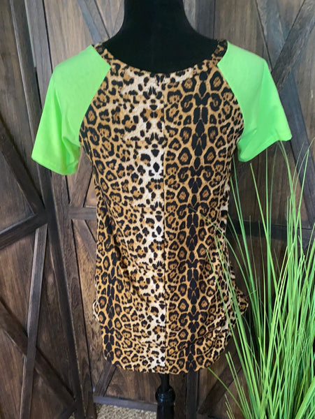 Neon Leopard Size S/M