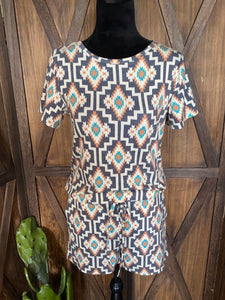 Crazy Train Romper Size S