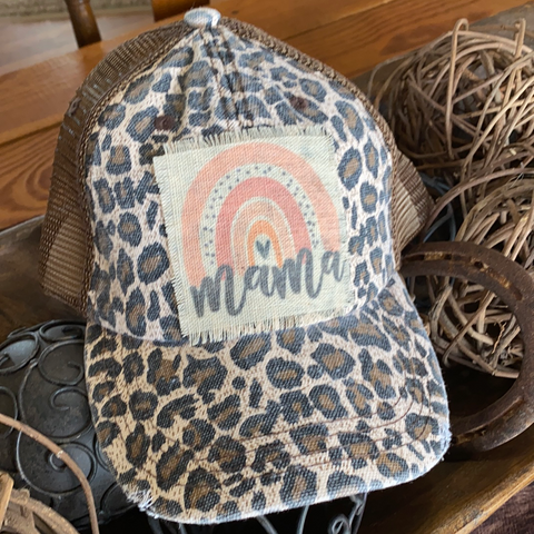 Mama Leopard Hat-NWOT