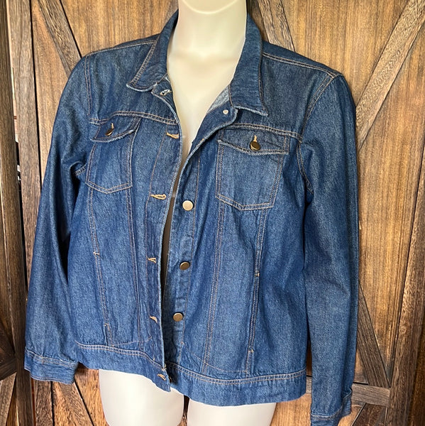 Custom Denim Jacket Size 14/16 to 1X NWOT