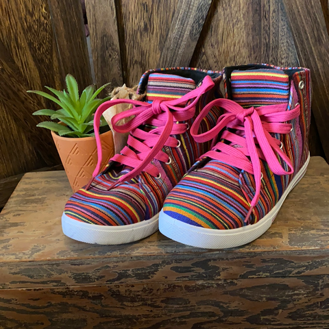 L & B Serape Hightops-NWT Size 7