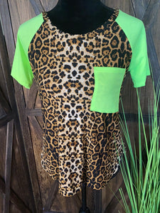 Neon Leopard Size S/M