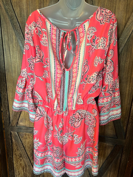 Coral Romper Size M