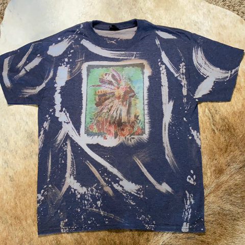 Headdress Bleached Tee Size M NWOT