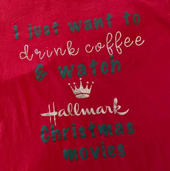 Coffee and Christmas Movies Size L