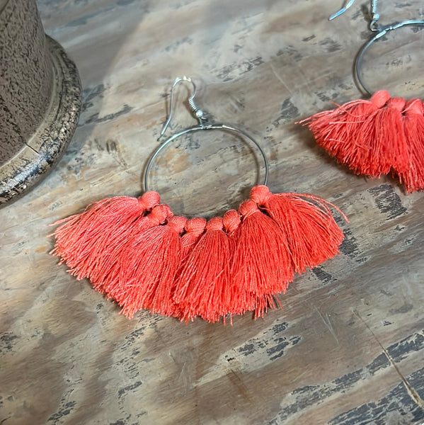 Coral Tassels