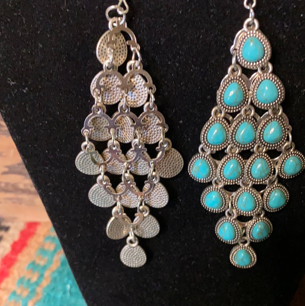 Turquoise Chandelier Drops-NWT