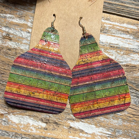 Serape Cow Tags