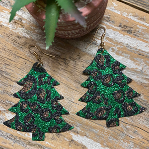 Green Glitter Tree-NWT