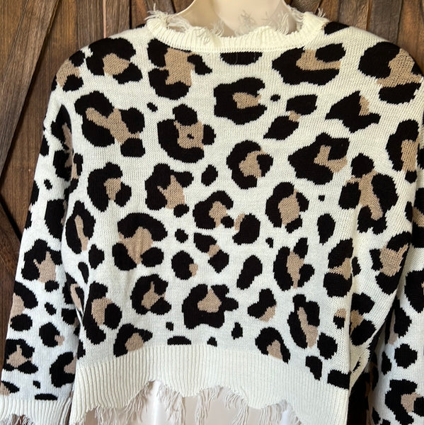 Frayed Leopard Size 1X