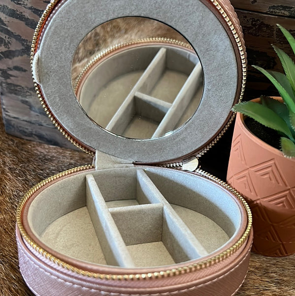 Rose Gold Jewelry Case