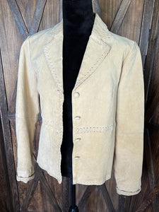 Tan Leather Jacket Size M