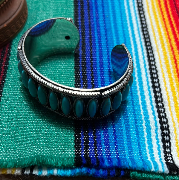 Turquoise Bar Cuff NWOT