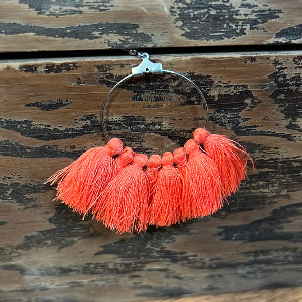 Coral Tassels