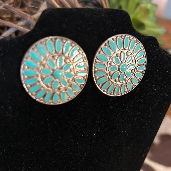 Round Turquoise