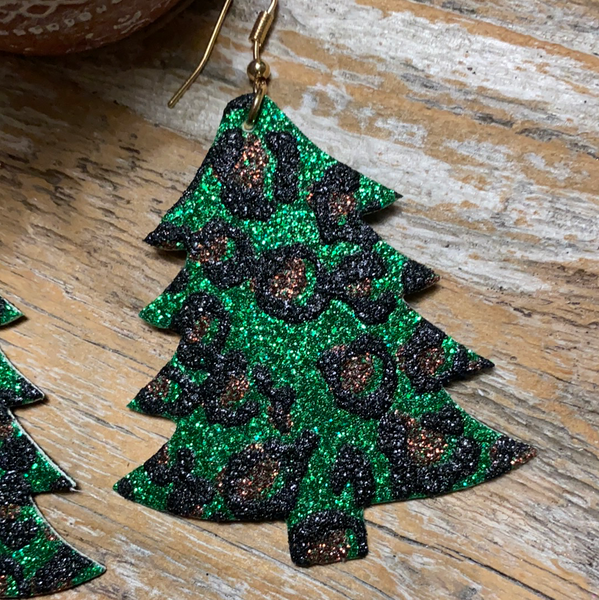 Green Glitter Tree-NWT